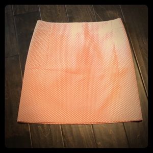 Loft polka dot skirt